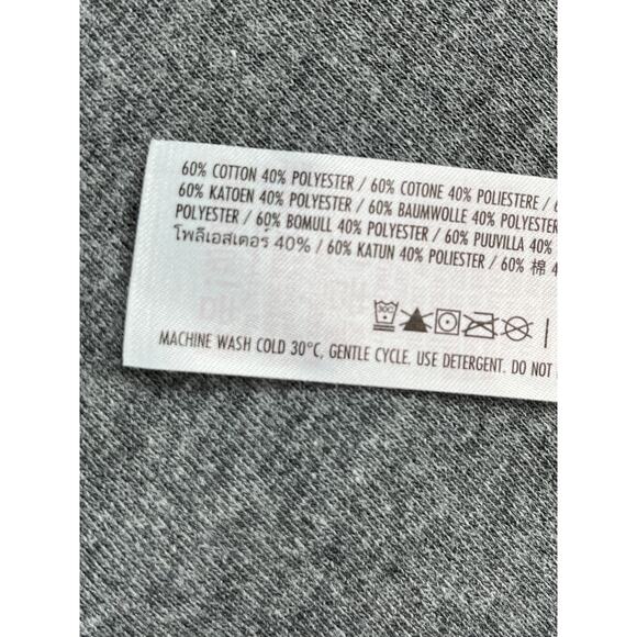 Disney World Sweater Mens Large Gray Mickey Mouse Sweatshirt Long Sleeve Crew - Picture 5 of 8